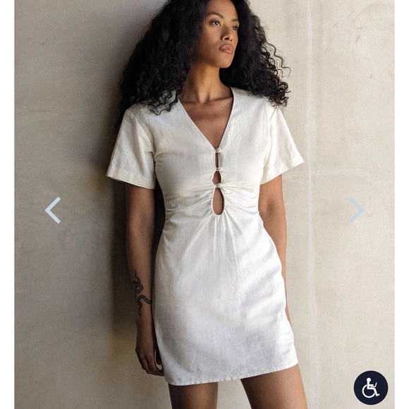 Oak and fort linen dress - Picture 1 of 7